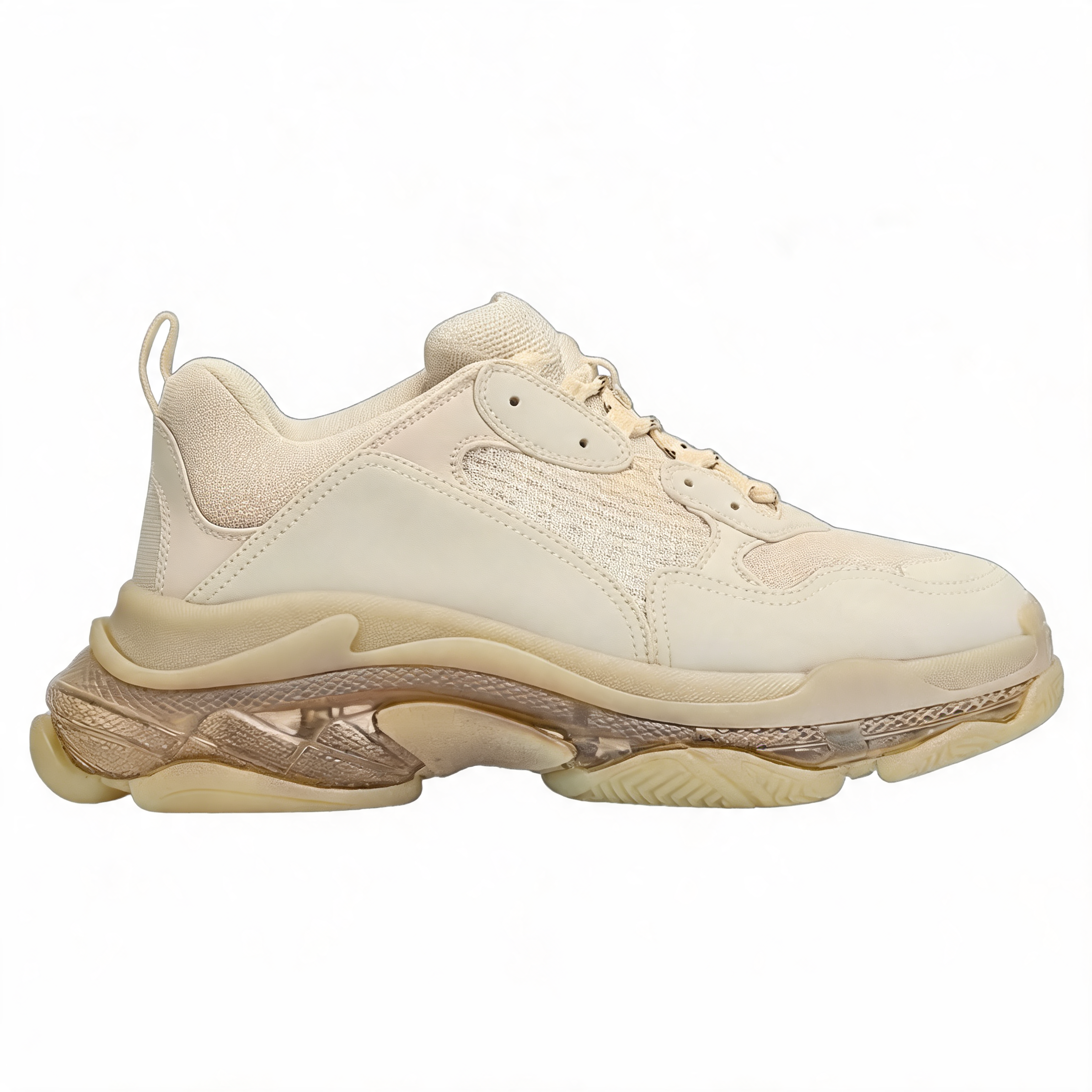 Chunky Dad Sneaker Beige Cream
