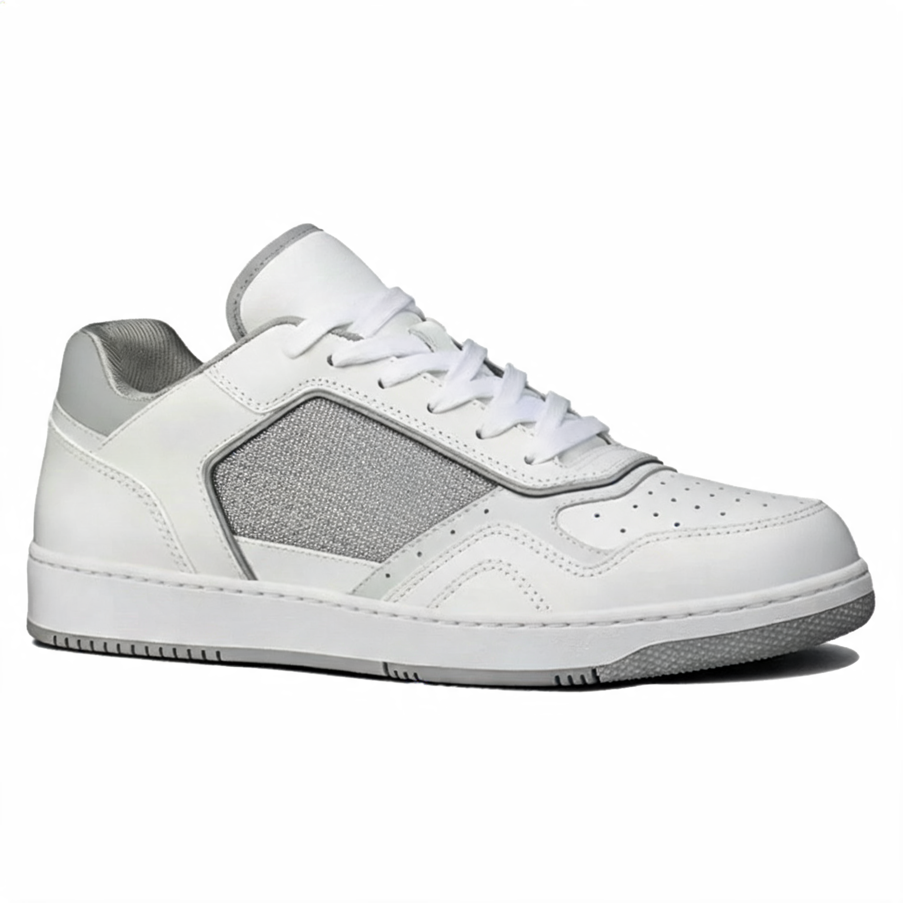 Low-Top Paneled Sneaker